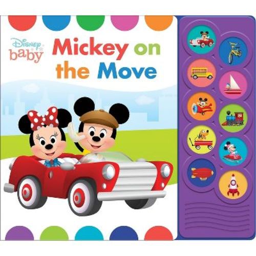 Disney Baby: Mickey On The Move Sound Book - By Pi Kids (mixed Media Product)