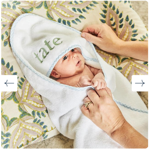 Weezie - Personalized Baby Hooded Towel