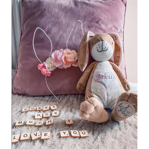 Personalised large Guess how much I love you bunny hare, my 1st bunny, Personalised baby gift, Personalised bunny, FAST DELIVERY