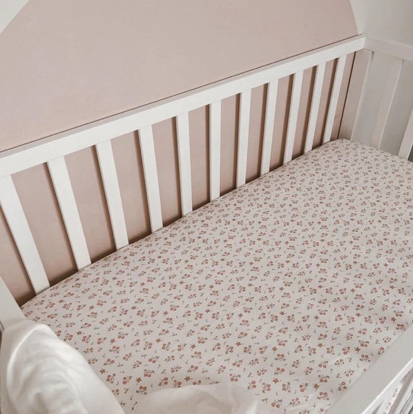 Cot Sheet | Paisley Peony – Little and Fern