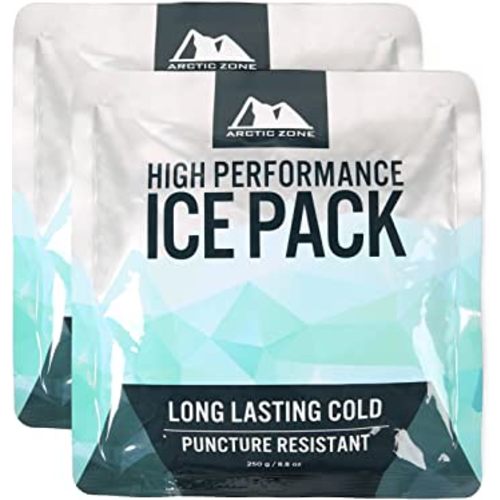 Titan Deep Freeze High Performance Ice Pack - (2 Pack) 250g - Long-Lasting, Puncture Resistant Cold Pack
