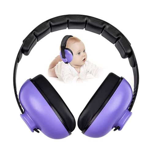 Amazon.com : Noise Cancelling Headphones for Kids, Babies Ear Protection Earmuffs Noise Reduction for 0-3 Years Babies, Toddlers, Infant (Purple) : Baby
