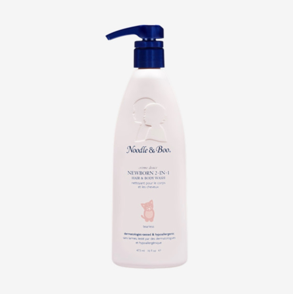 Noodle & Boo Newborn 2-in-1 Baby Shampoo and Body Wash, Tear-Free, Hypoallergenic, Baby Bath Essentials, Moisturizing, pH-Balanced, Vitamin-Enriched, Pediatrician-Tested