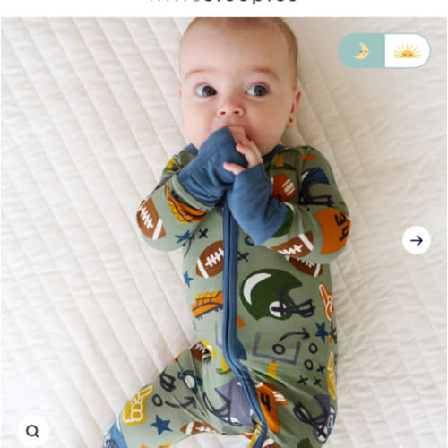 Touchdown Time Zippy - Little Sleepies