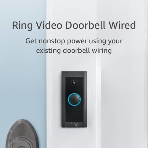Ring Video Doorbell Wired (newest model)
1080p HD, Enhanced Motion Detection, Night Vision