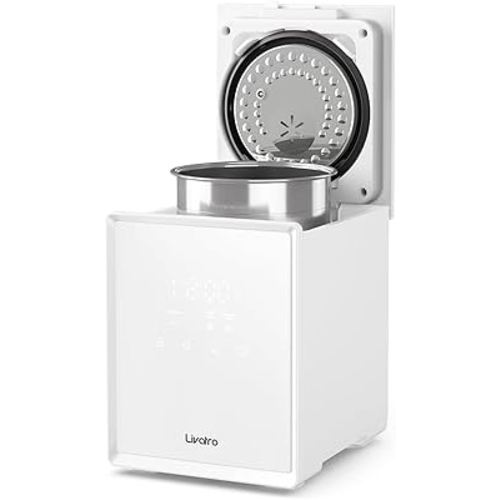 Stainless Steel Humidifier, 3L Warm Mist Humidifier, Easy Clean with Warm Steam Humidifier, Healthy Air Mist Humidifiers for Bedroom Living Room, with Sleep Mode and Auto-off Setting