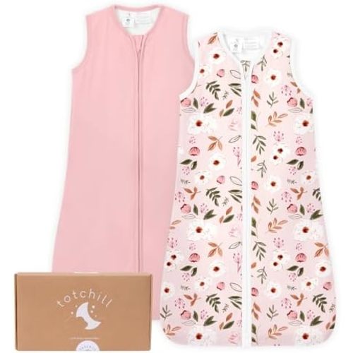 Baby Sleep Sack, 1.0 TOG Cozy Wearable Blanket, Soft Sleeping Bag with Zipper, Toddler Sleep Sack 0-3-6-12-24-3T