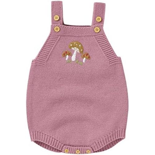 Warm Newborn Infant Baby Knitted Romper Cotton Sleeveless Boy Girl Flower Sweater Clothes Baby Bodysuit Crawling Set