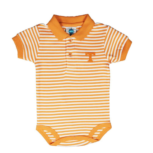 Vols | Tennessee Infant Striped Polo Bodysuit | Alumni Hall