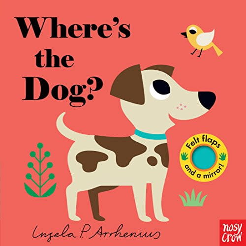 Pre-Owned Where's the Dog?: (an Interactive, Sensory Lift-The-Flap Book with Felt Flaps and a Mirror for Babies and Toddlers. Friendly Pets Include a Cat, Rabbit, and Goldfish. ) (Board Book)