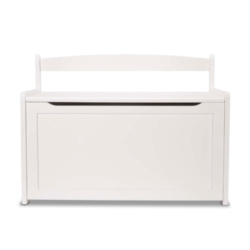 Melissa & Doug Wooden Toy Chest in White