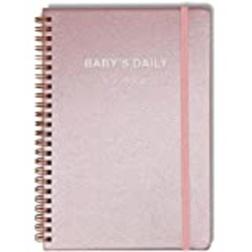 Baby's Daily Log Book - Baby Care planner for Newborns, Schedule for Tracking Newborn's Daily Routine, 152 Easy to Fill Pages Track and Monitor Nursing, Sleep, Feeding, Diaper Changes, Pumping - Pink