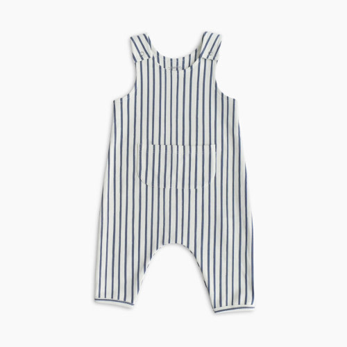 Pehr Stripes Away Overall - Stripes Away Ink Blue, 6-12 M