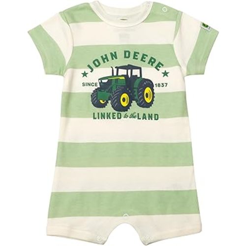 John Deere Truck Romper Newborn to Toddler Sizes (Newborn - 3T)