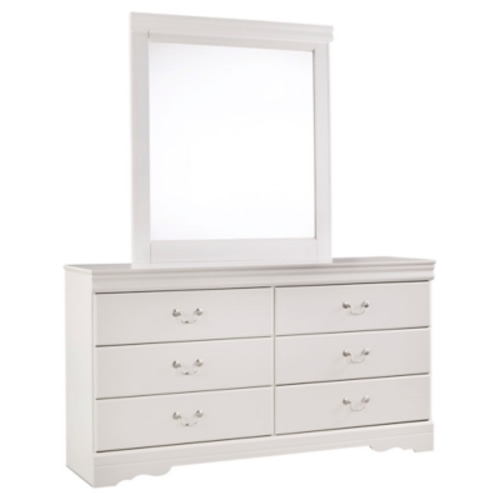 Anarasia 6 Drawer Dresser and Mirror