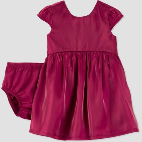 Carter's Just One You®️ Baby Girls' Dress - Maroon 3m