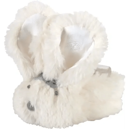 Stephan Baby Shaggy Plush Bunnie Comfort Toy and Boo Cube, Cream
