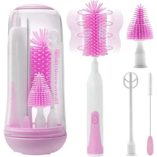Electric Bottle Brush Cleaner, Portable Electric Baby Bottle - TikTok Shop