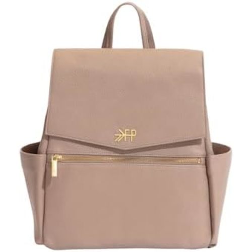 Freshly Picked Mini Classic Diaper Bag Backpack, Vegan Leather Baby Diaper Bag, Backpack Diaper Bag for Women (Fig)