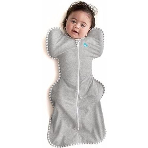 Love to Dream Swaddle UP, Baby Sleep Sack, Self-Soothing Swaddles for Newborns, Get Longer Sleep, Snug Fit Helps Calm Startle Reflex, New Born Essentials for Baby, 13-19 lbs, Gray