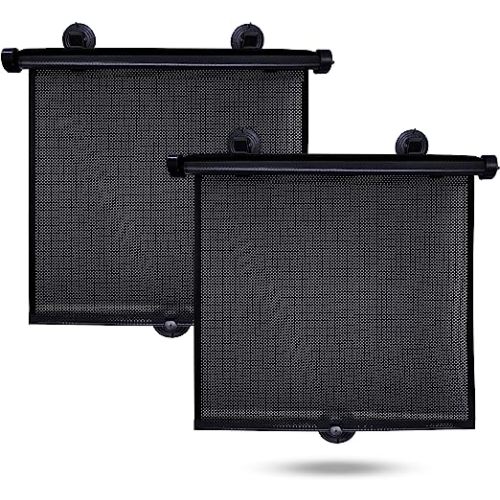 EcoNour Car Window Shades for Windows (2 Pack) | Shade Automotive Interior Sun Protection Large Offers Complete from UV Rays and Glare 18" x 20"