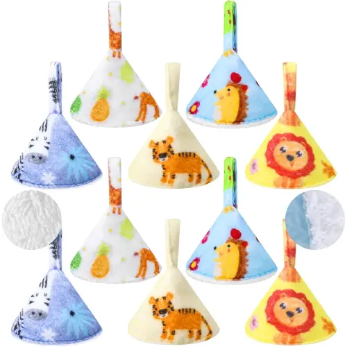 10 Pcs Baby Boy Pee Shield Diaper Changing Accessory Reusable Pee Covers Baby Boy Pee Cap for Newborn Boys (Lovely)