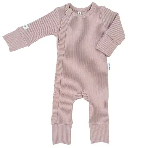 Baby Frill Onesie - Rose - 3-6 months