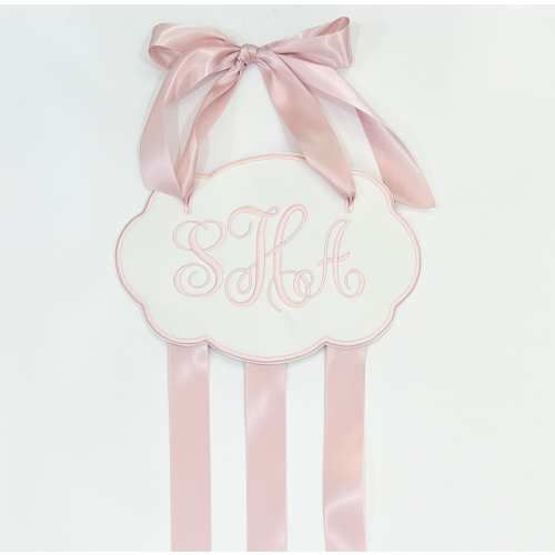 Embroidered Bow Holder | Monogrammed Bow Holder | Girls Personalized Bow Holder | Baby Girl Bow Holder | Bow Holder