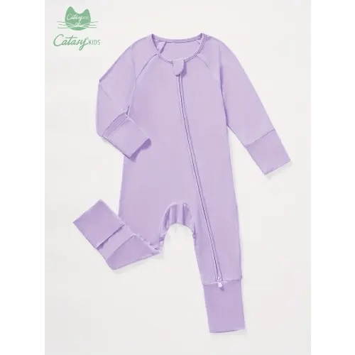 bamboo fiber long sleeve bodysuit convertible foot - Temu