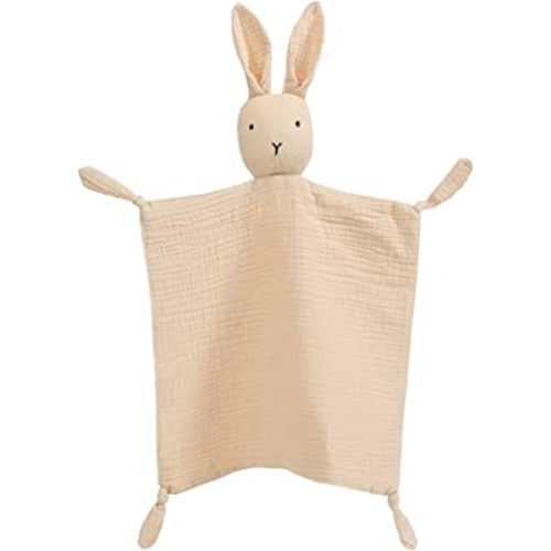 TopNature Security Blanket Loveys for Baby Organic Cotton Muslin Lovey Blanket Baby Gifts