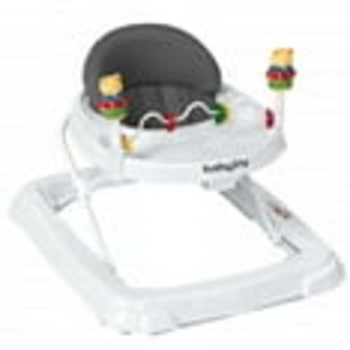 Costway Baby Walker Adjustable Height Removable Toy Wheels Folding Portable Gray