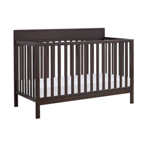 Oxford Baby Harper 4-in-1 Convertible Crib, Espresso Brown, GREENGUARD Gold Certified, Wooden Crib
