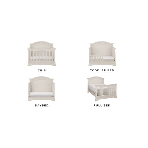 Bella Convertible Crib with Conversion Rails
