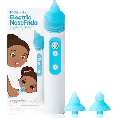 Amazon.com : Frida Baby Electric NoseFrida | USB Rechargeable Nasal Aspirator with Different Levels of Suction by frida Baby : Baby