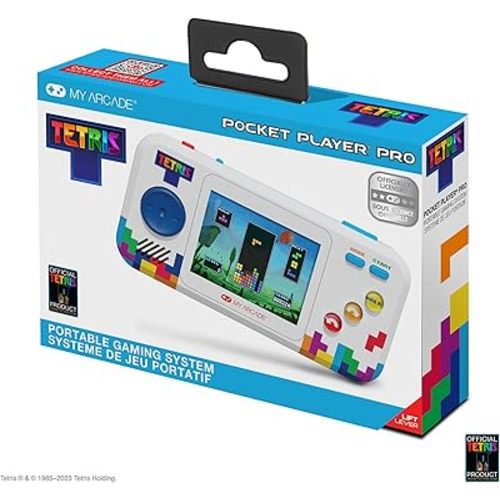 My Arcade Tetris Pocket Player Pro: Portable Game System, 2.75" Color Screen