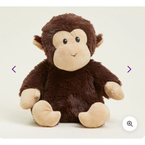 Chimp Warmies | Microwavable Chimp Warmies Stuffed Animal | Warmies USA