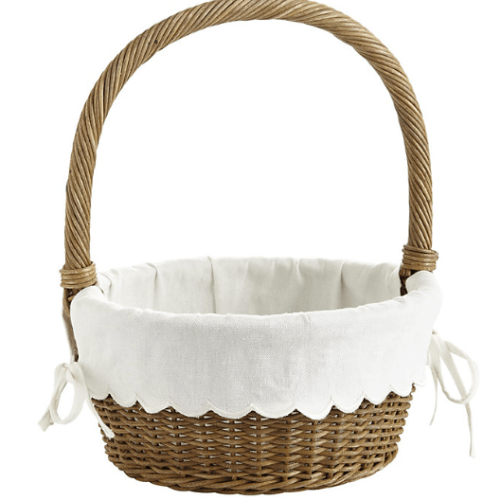 Wicker Easter Basket with Liner