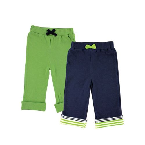 3-6 months : Yoga Sprout Baby Boy Cotton Pants 2pk, Turtle