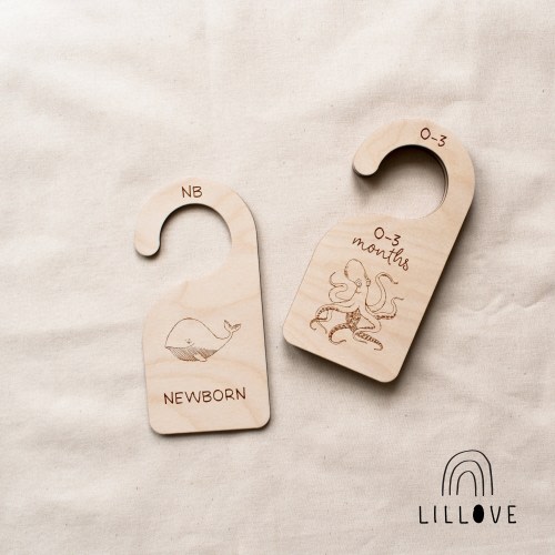 Nautical Baby Closet Dividers Whale Theme Rustic Closet Dividers Ideal for Baby Boy Nautical Nursery Decor