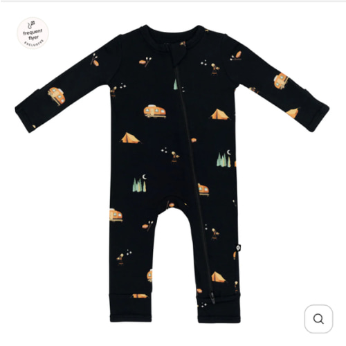 Zippered Romper in Under the Stars