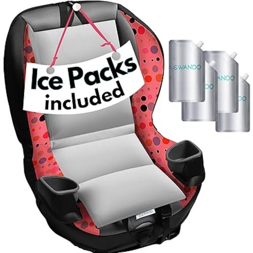 Car Seat Cooling Pad, Stroller Cooling Pad with Ice Pack for Babies Toddler and Kids, Sun and Heat Cover Protector for Summer Carseat Cooler Liner