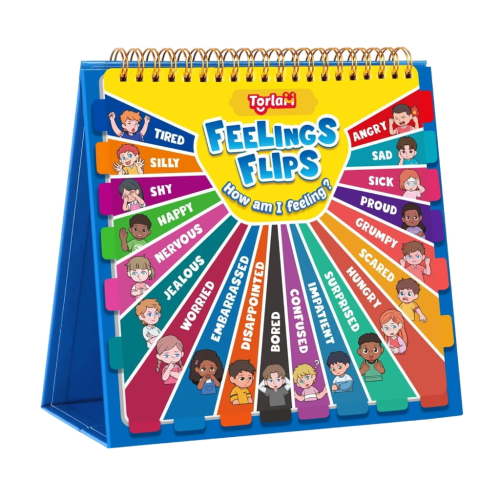 YIGSECU Kids Social Emotions Book 20 Different Emotions Learning Book Feelings and Emotions Book Funny Flipbook for Children