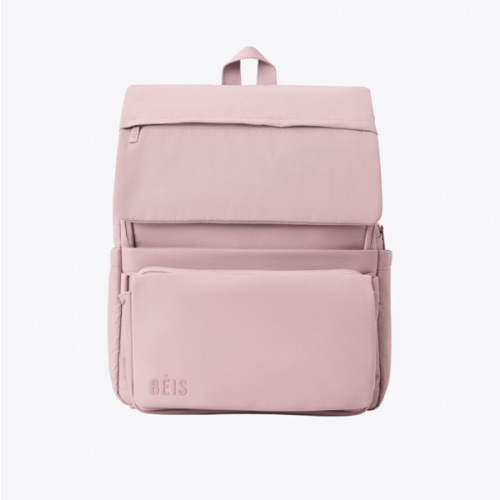 BÉIS 'The Ultimate Diaper Backpack' in Atlas Pink - Best Pink Backpack Diaper Bag