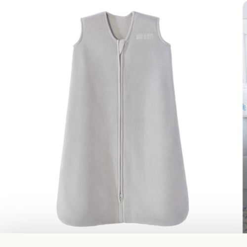 Gray Micro-Fleece Wearable Baby Blanket Medium HALO