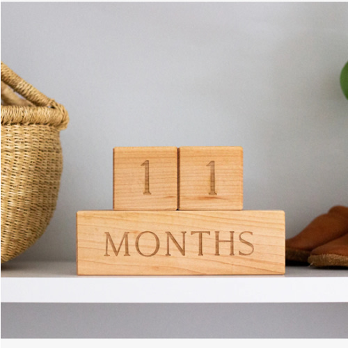 Modern Wooden Milestone Blocks – Gladfolk