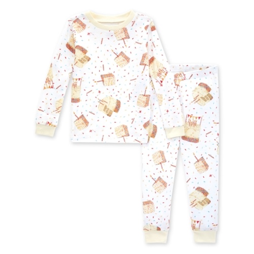 Birthday Cake Organic Baby Snug Fit Pajamas