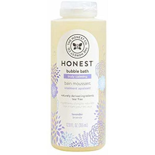 The Honest Company Truly Calming Lavender Bubble Bath Tear Free Kids Bubble Bath Naturally Derived Ingredients & Essential Oils Sulfate & Paraben Free Baby Bath 12 Fl. Oz. - Dreamy Lavender
