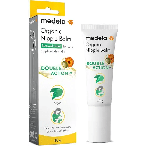 Medela Purelan Organic Nipple Cream | Soothing and Nourishing for Breastfeeding Moms | 100% Natural and Safe | Fast Relief for Sore Nipples – Postpartum Essentials – 1.34 fl. oz.