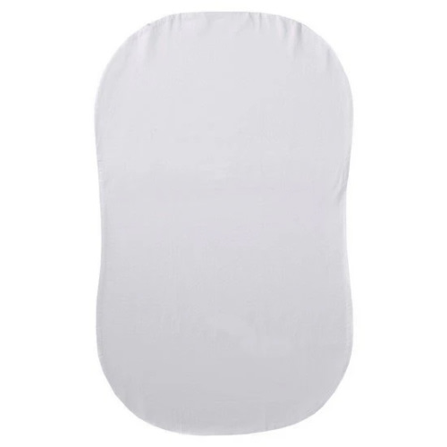 HALO Bassinet Organic Fitted Sheet in White | Modern Nursery™