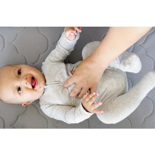 Bassinet Mattress Cover - Gray